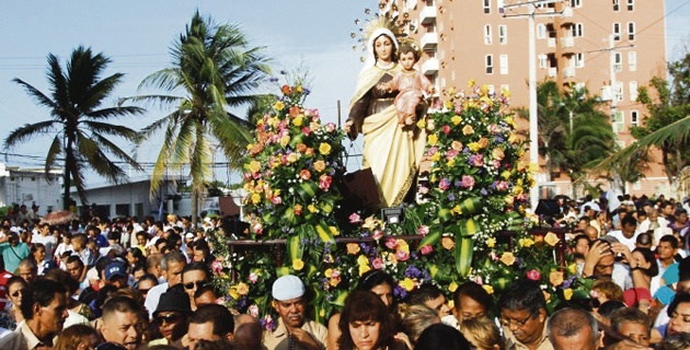 ¡Virgen del Carmen: apacigua al camionero!