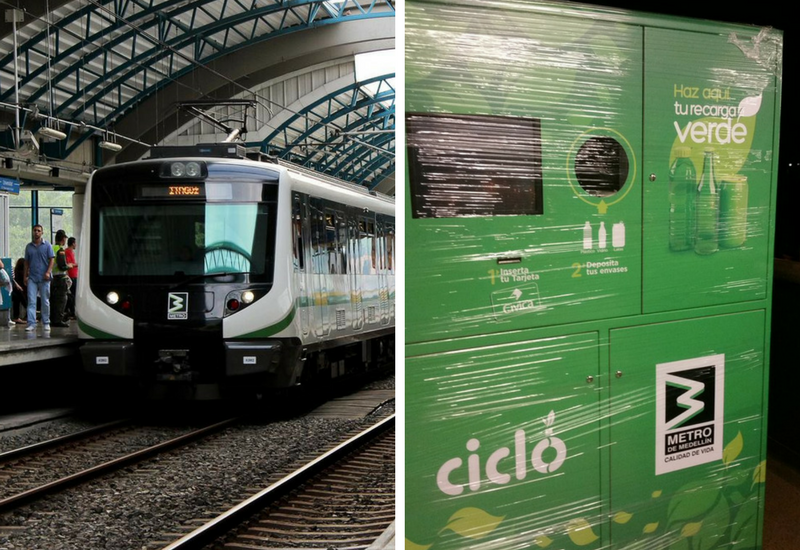 El pasaje del Metro se podrá pagar con botellas recicladas