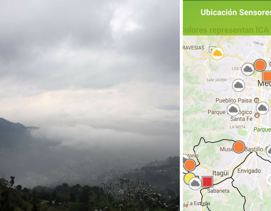 A Medellín se le contaminó el aire, otra vez