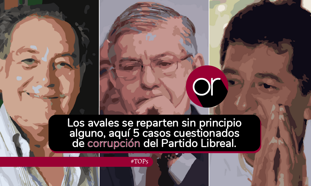 TOP 5 corrupción: Partido Liberal