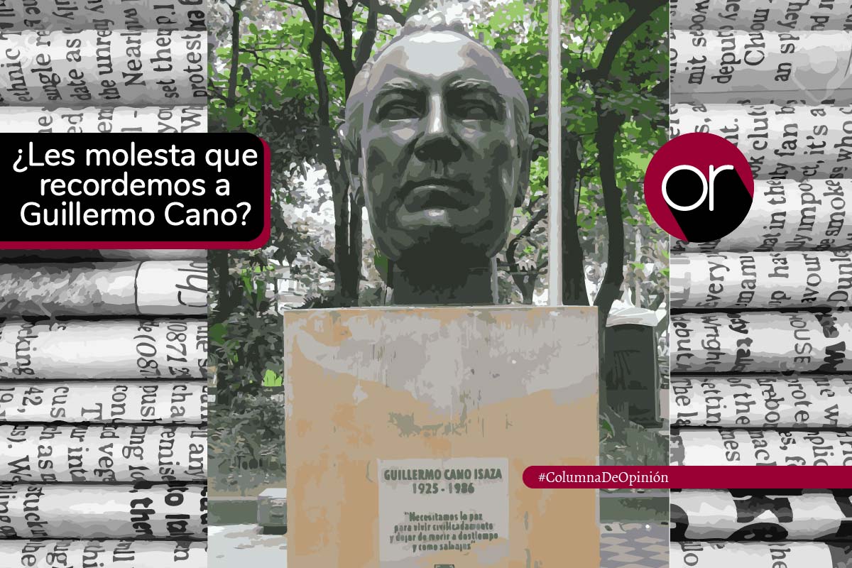 ¿Dónde está el busto de don Guillermo Cano?