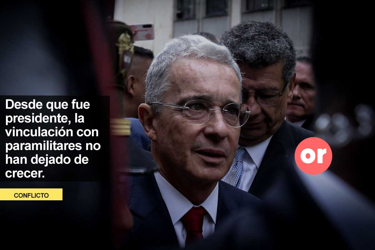 Álvaro Uribe y el frente paramilitar Bloque Metro