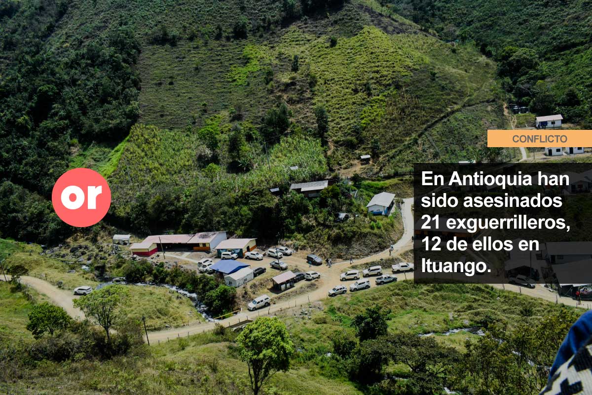Excombatientes de las FARC piden pista en otro espacio territorial por la inseguridad en la región de Ituango