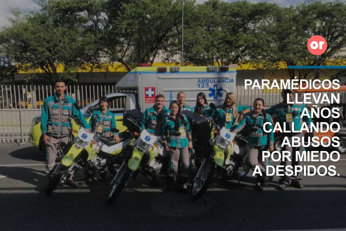 Desesperada situación de paramédicos de Medellín
