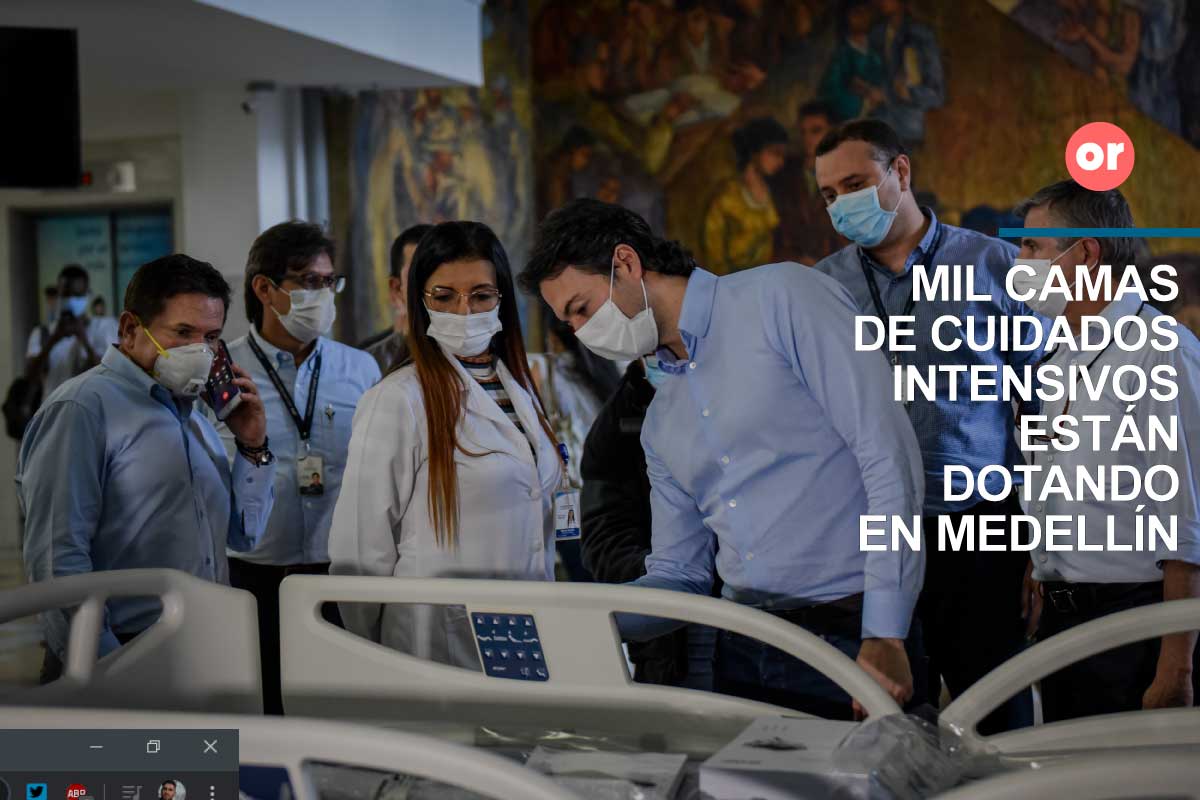 En Medellín están dotando mil camas de cuidados intensivos para afrontar la pandemia