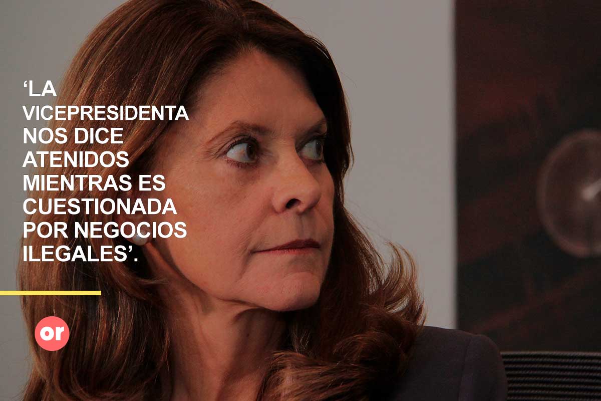 «Atenidos» nos dice la vicepresidenta Marta Lucía Ramírez. ¿Y ella y sus amigos qué?