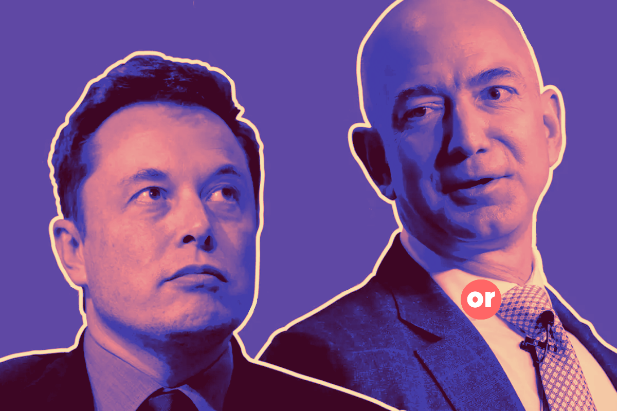 Gestión ambiental espacial en manos de Bezos y Musk